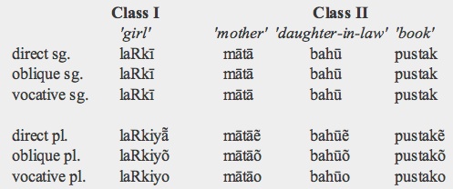 Singular And Plural Chart In Hindi