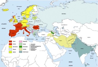 Maps of Indo-European Languages-Catalan
